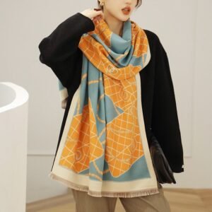 Khăn quàng cổ cao cấp len Cashmere cho nữ KQ-WD10 làm quà tặng