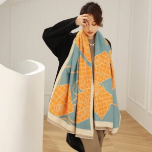 Khăn quàng cổ cao cấp len Cashmere cho nữ KQ-WD10 làm quà tặng
