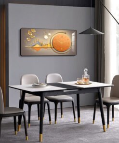 Đồng hồ treo tường tráng gương in 5D cao cấp - DHTT09 làm quà tân gia, về nhà mới, quà khai chương, quà cưới...