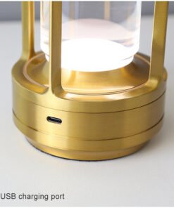 Đèn bàn bằng nhôm nguyên khối phong cách Bắc Âu - DBW001 làm quà tặng tân gia, về nhà mới...