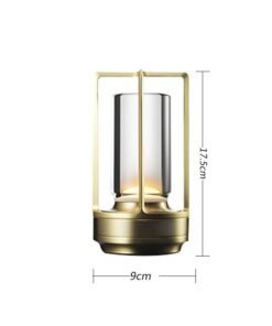 Đèn bàn bằng nhôm nguyên khối phong cách Bắc Âu - DBW001 làm quà tặng tân gia, về nhà mới...