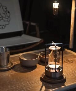Đèn bàn bằng nhôm nguyên khối phong cách Bắc Âu - DBW002 làm quà tặng tân gia, về nhà mới...