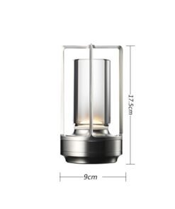 Đèn bàn bằng nhôm nguyên khối phong cách Bắc Âu - DBW002 làm quà tặng tân gia, về nhà mới...