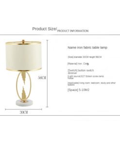 Đèn ngủ để bàn cao cấp DNDB 003 phong cách Bắc - Âu làm quà tặng tân gia, về nhà mới...