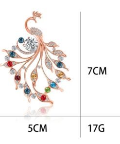 Ghim cài áo hình phượng hoàng đính đá sang trọng quà tặng cho Sếp nữ, Cô giáo, Mẹ,...