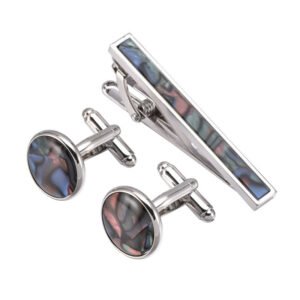 Set phụ kiện 2 món: Kẹp cà vạt và khuy măng set - Quà tặng sinh nhật bạn trai ý nghĩa