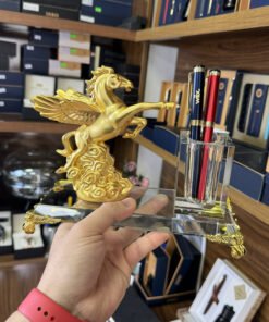 Ống đựng bút kèm đế pha lê K9 để bàn cao cấp – LBWG005 làm quà tặng sếp, đối tác, doanh nghiệp...