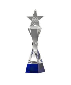 Cúp vinh danh pha lê biểu tượng ngôi sao WG-031