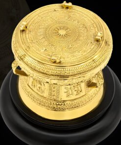 Trống đồng cao cấp cỡ 12cm mạ vàng 24k làm quà tặng, quà biếu