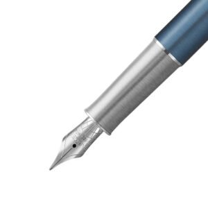 Bút máy ký tên Parker Sonnet Metal Blue CT 18k GB-2119743 cao cấp làm quà tặng