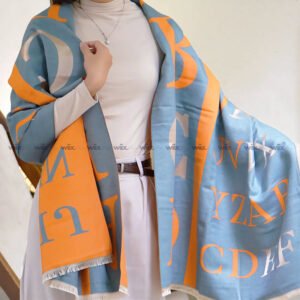 Khăn len Cashmere cao cấp cho nữ họa tiết chữ cái - TWD001 làm quà