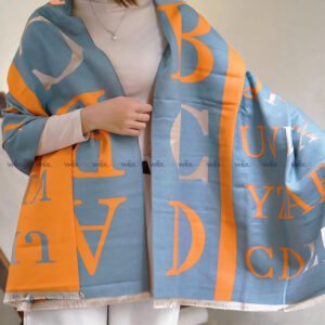 Khăn len Cashmere cao cấp cho nữ họa tiết chữ cái - TWD001 làm quà