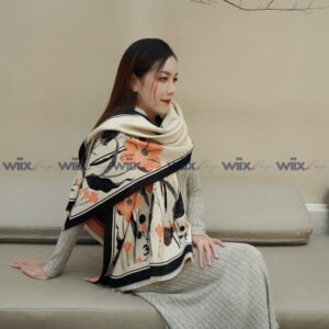 Khăn quàng cổ cao cấp len Cashmere cho nữ KQ-WD01 làm quà tặng