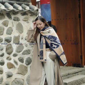 Khăn quàng cổ cao cấp len Cashmere cho nữ KQ-WD12 làm quà tặng bạn gái, sếp nữ, mẹ, cô, dì, chị - em gái...