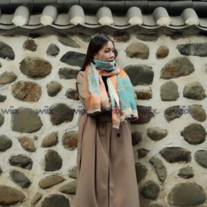 Khăn quàng cổ cao cấp len Cashmere cho nữ KQ-WD14 làm quà tặng bạn gái, sếp nữ, mẹ, cô, dì, chị - em gái...