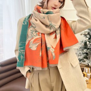 Khăn quàng cổ cao cấp len Cashmere cho nữ KQ-WD20 làm quà tặng