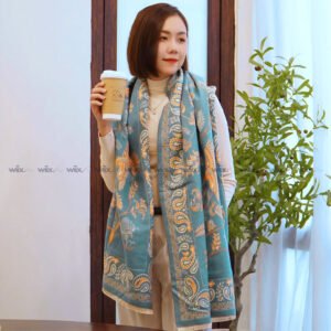 Khăn quàng cổ cao cấp len Cashmere cho nữ KQ-WD26 làm quà Bạn gái, Cô giáo, Sếp nữ,...