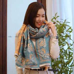 Khăn quàng cổ cao cấp len Cashmere cho nữ KQ-WD26 làm quà Bạn gái, Cô giáo, Sếp nữ,...