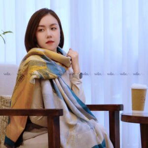 Khăn quàng cổ cao cấp len Cashmere cho nữ KQ-WD28 làm quà tặng