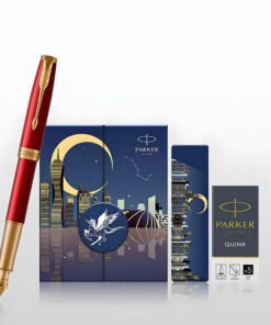 Bộ quà bút ký Parker SON Lacque Red GT TB 1950774 ngòi vàng 18K