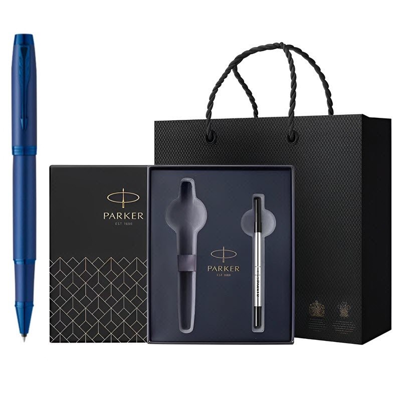 Bộ quà tặng bút ký Parker IM MONO BLU F-2173278 tặng kèm 1 ngòi, hộp và túi hãng 14 Bộ quà tặng bút ký Parker IM MONO BLU F-2173278 tặng kèm 1 ngòi, hộp và túi hãng
