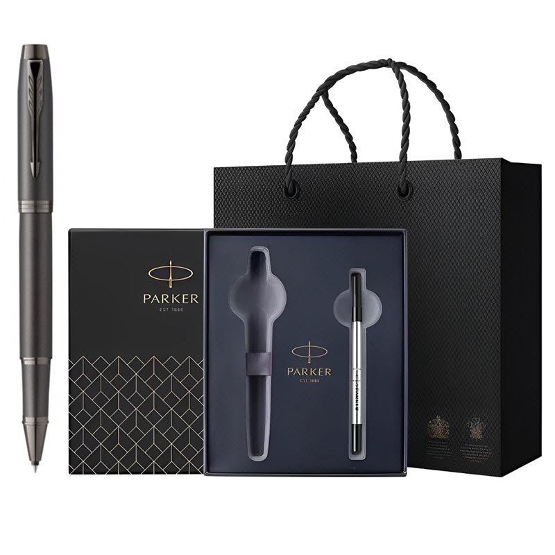 Bộ quà tặng bút ký Parker IM MONO TITAN F-2173275 tặng kèm 1 ngòi, hộp và túi hãng 14 Bộ quà tặng bút ký Parker IM MONO TITAN F-2173275 tặng kèm 1 ngòi, hộp và túi hãng