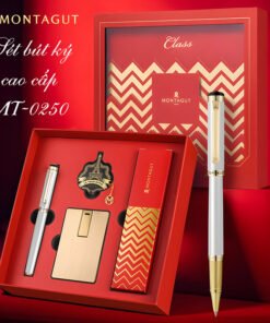 Bộ quà tặng bút ký cao cấp MT0250 màu trắng