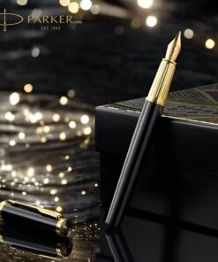 Bút máy ký tên Parker Ingenuity Black Snake phiên bản hộp gỗ lót nhung cao cấp
