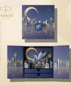 Bộ quà bút ký Parker SON Lacque Red GT TB 1950774 ngòi vàng 18K
