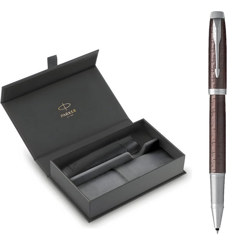 Bộ quà tặng bút ký Parker IM PRM X BWN CT TB4 1975585 kèm bao da 18 Bộ quà tặng bút ký Parker IM PRM X BWN CT TB4 1975585 kèm bao da
