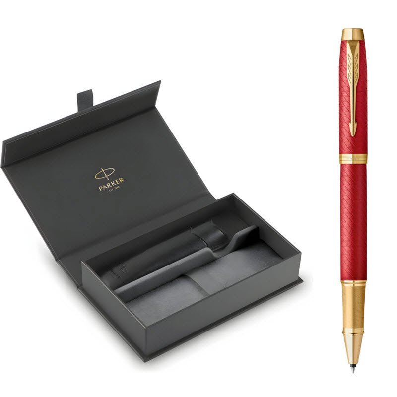 Bộ quà tặng bút ký Parker IM PRM X Red GT TB 2143465Z kèm bao da 16 Bộ quà tặng bút ký Parker IM PRM X Red GT TB 2143465Z kèm bao da