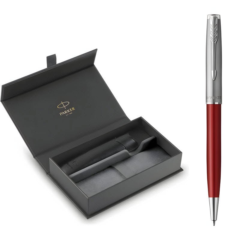Bộ quà tặng bút ký ParKer SON X-SBMetal Red CT TB-2146855 kèm bao da 16 Bộ quà tặng bút ký ParKer SON X-SBMetal Red CT TB-2146855 kèm bao da