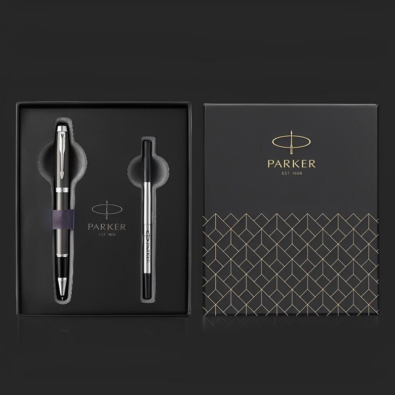 Set bút bi ký Parker IM Grey Fountain cấp làm quà tặng 14 Set bút bi ký Parker IM Grey Fountain cao cấp làm quà tặng