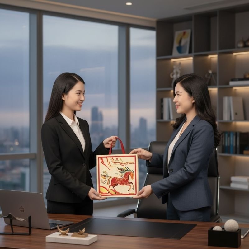 quà tặng sếp nữ chuyển công tác