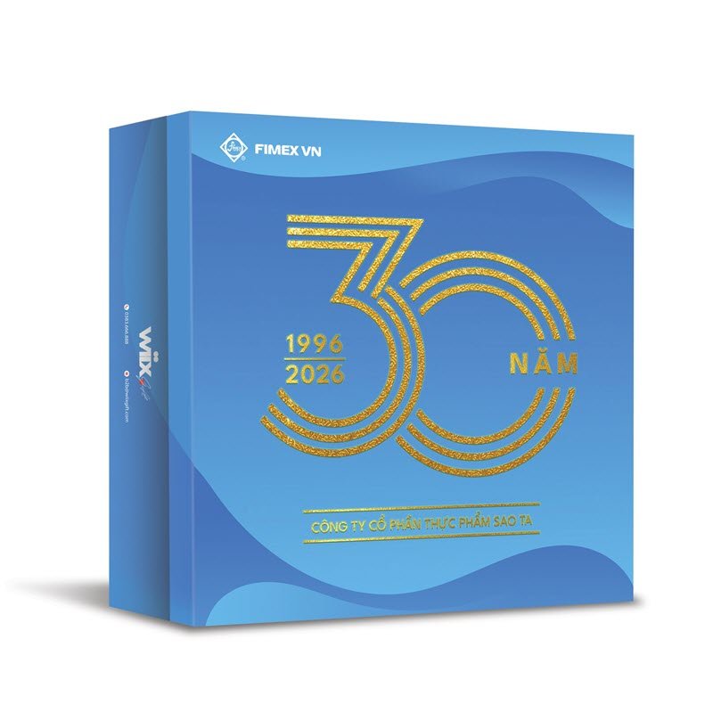 Bộ Quà Tặng Kỷ Niệm 30 Năm Thành Lập Công Ty CP Thực Phẩm Sao Ta 18 Bộ Quà Tặng Kỷ Niệm 30 Năm Thành Lập Công Ty CP Thực Phẩm Sao Ta