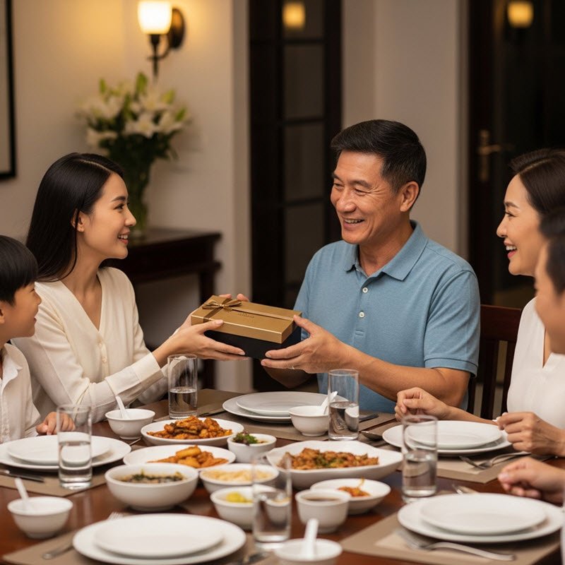 Chọn thời điểm và cách tặng phù hợp khi tặng set quà sinh nhật cho nam