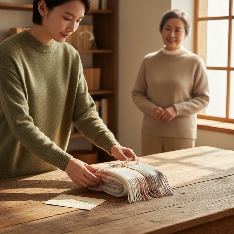 set quà ấm áp mùa đông cho mẹ