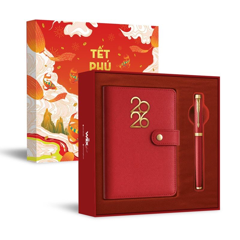 Bộ Quà Tết 2026 Cao Cấp Chủ Đề "Tết Phú Quý" Cho Doanh Nghiệp
