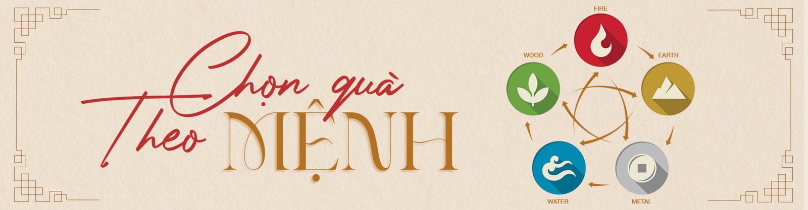 Chọn quà theo 5 Mệnh trong Phong Thủy