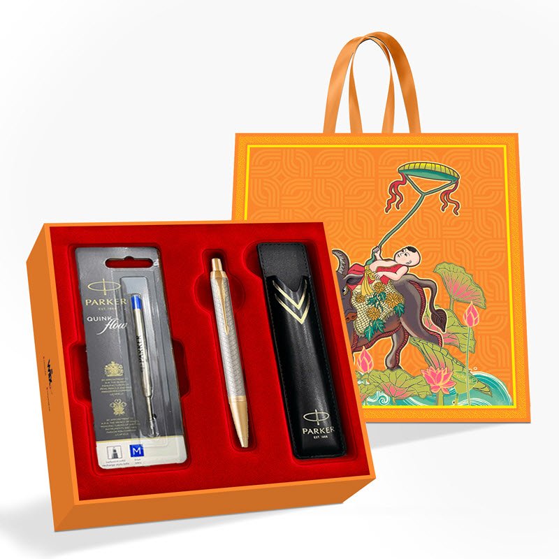 Hộp Quà Tặng Bút Ký “Chăn Trâu Thả Diều” Sang Trọng Cho Doanh Nghiệp