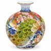 Bình Hút Lộc Màu Đỏ Công Danh Phú Quý 45cm – Vẻ Đẹp Chim Công Hoa Đào, Quà Tặng Khai Trương Gửi Trao Lời Chúc Thành Công