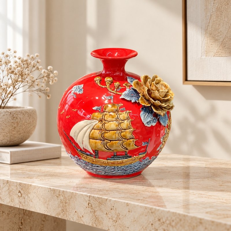 Bình Hút Lộc Màu Đỏ Thuận Buồm Xuôi Gió 30cm – Tô Điểm Không Gian Sang Trọng, Gửi Gắm Lời Chúc Kinh Doanh Hanh Thông 8 Bình Hút Lộc Màu Đỏ Thuận Buồm Xuôi Gió 30cm – Tô Điểm Không Gian Sang Trọng, Gửi Gắm Lời Chúc Kinh Doanh Hanh Thông