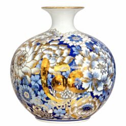 Bình Hút Lộc Phúc Lộc Thọ Sứ Bát Tràng 30cm – Phúc Đầy Gia Đạo, Lộc Vượng Công Danh, Thọ Khang Bền Vững