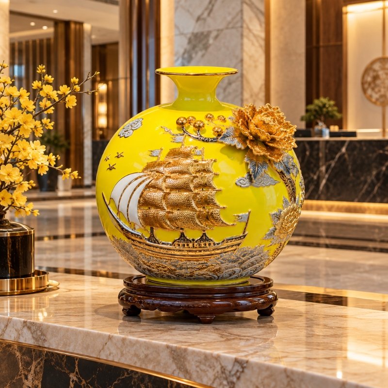 Bình Hút Lộc Thuận Buồm Xuôi Gió Đắp Nổi 30cm – Điểm Nhấn Nghệ Thuật, Biểu Tượng Phát Đạt Và Quà Tặng Ý Nghĩa 10 Bình Hút Lộc Thuận Buồm Xuôi Gió Đắp Nổi 30cm – Điểm Nhấn Nghệ Thuật, Biểu Tượng Phát Đạt Và Quà Tặng Ý Nghĩa