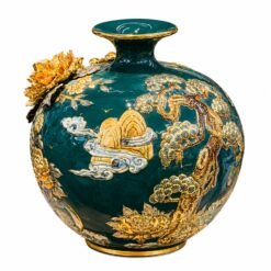 Bình Hút Lộc Thuận Buồm Xuôi Gió Xanh Lục Bảo 30cm – Tôn Vinh Không Gian Sống, Gửi Gắm May Mắn Và Thành Công