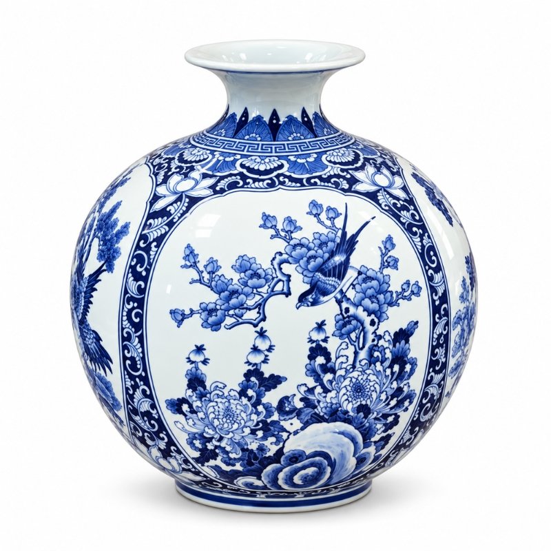 Bình Hút Tài Lộc Tứ Cảnh Cao Cấp 35cm – Họa Tiết Tùng Cúc Sen Đào, Trang Trí Phòng Khách Và Gửi Gắm Lời Chúc Phú Quý 9 Bình Hút Tài Lộc Tứ Cảnh Cao Cấp 35cm – Họa Tiết Tùng Cúc Sen Đào, Trang Trí Phòng Khách Và Gửi Gắm Lời Chúc Phú Quý