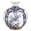 Bình Tài Lộc Tứ Cảnh Bình An Men Lam Cao Cấp 30cm – Tinh Hoa Gốm Sứ Bát Tràng, Trang Trí Sang Trọng Và Gìn Giữ Giá Trị Truyền Thống