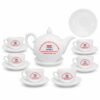 Bộ Ấm Chén Bát Tràng Quà Tặng Đại Hội Đảng – Trọn Bộ Sứ Trắng Cao Cấp, Tô Điểm Không Gian Tiếp Khách Và Lưu Giữ Kỷ Niệm Đáng Trân Trọng