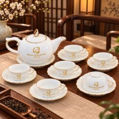 Bộ Ấm Trà In Logo Quà Tặng Doanh Nghiệp – Nét Đẹp Gốm Việt Trong Từng Chén Trà, Gắn Kết Đối Tác Và Khẳng Định Dấu Ấn Thương Hiệu