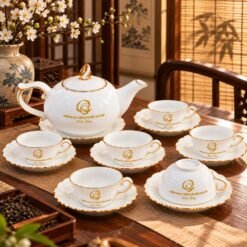 Bộ Ấm Trà In Logo Quà Tặng Doanh Nghiệp – Nét Đẹp Gốm Việt Trong Từng Chén Trà, Gắn Kết Đối Tác Và Khẳng Định Dấu Ấn Thương Hiệu